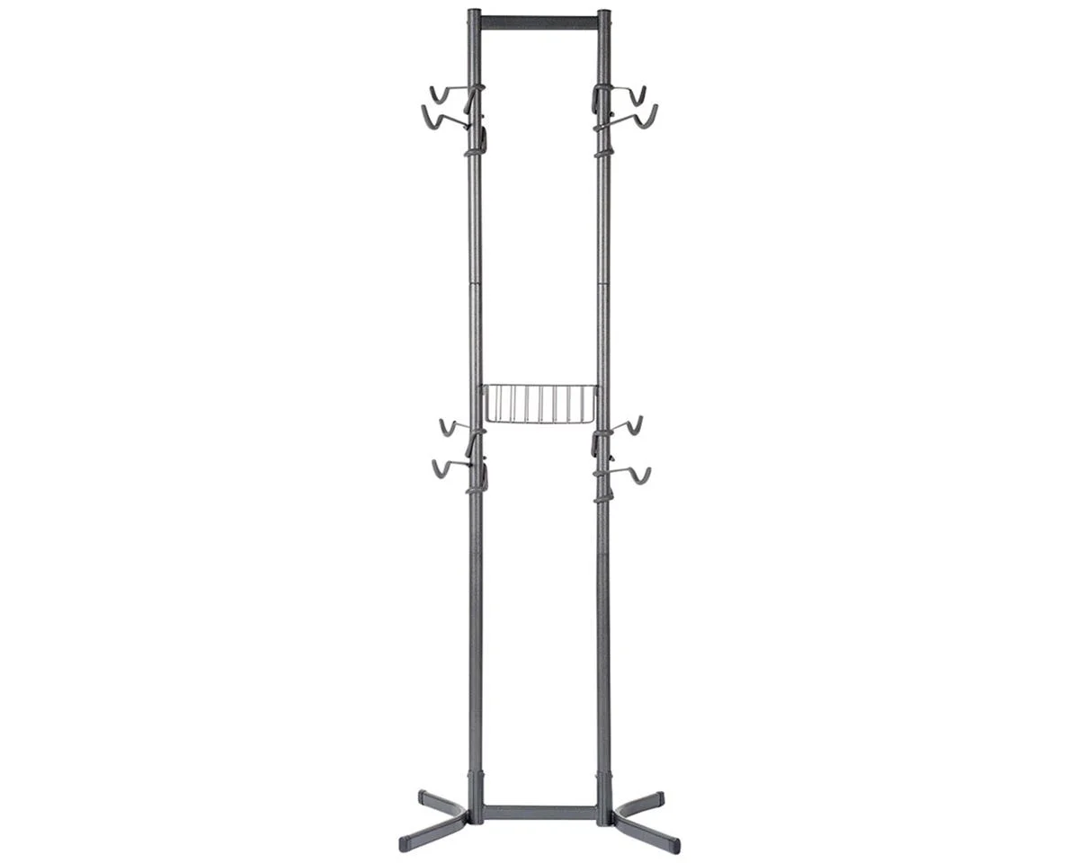 Delta Freestanding Bike Rack (Silver) (4 Bikes)